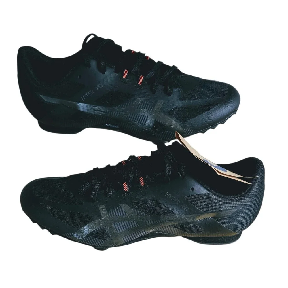 ASICS Men's‎ Hyper MD 8 Track And Field Shoe, Black / Gunmetal, 8.5 M